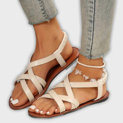 Deborah - Women's Sandals with Light Cross Straps