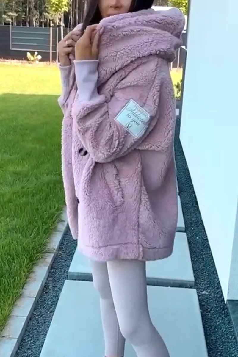 LEYA - Plush Hooded Jacket