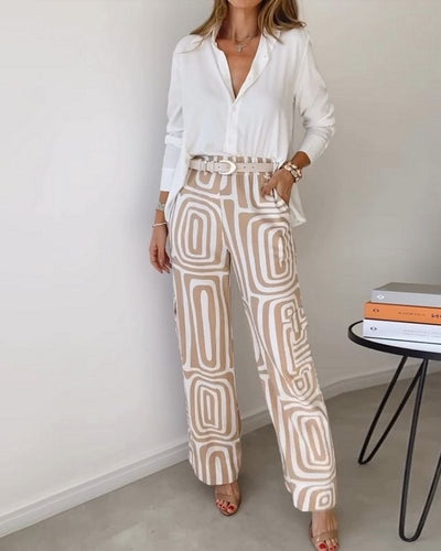 CANDELA - 2-PIECE SHIRT AND TROUSERS SET