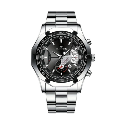 Scott | Men's Large Dial Creative Calendar Wristwatch | 44mm