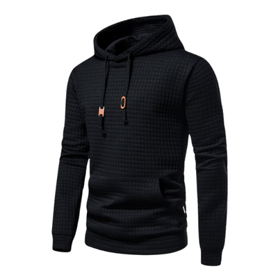 Ingolf  ™ - Textured Hooded Sweatshirt For Men