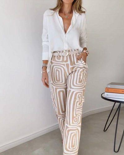 CANDELA - 2-PIECE SHIRT AND TROUSERS SET