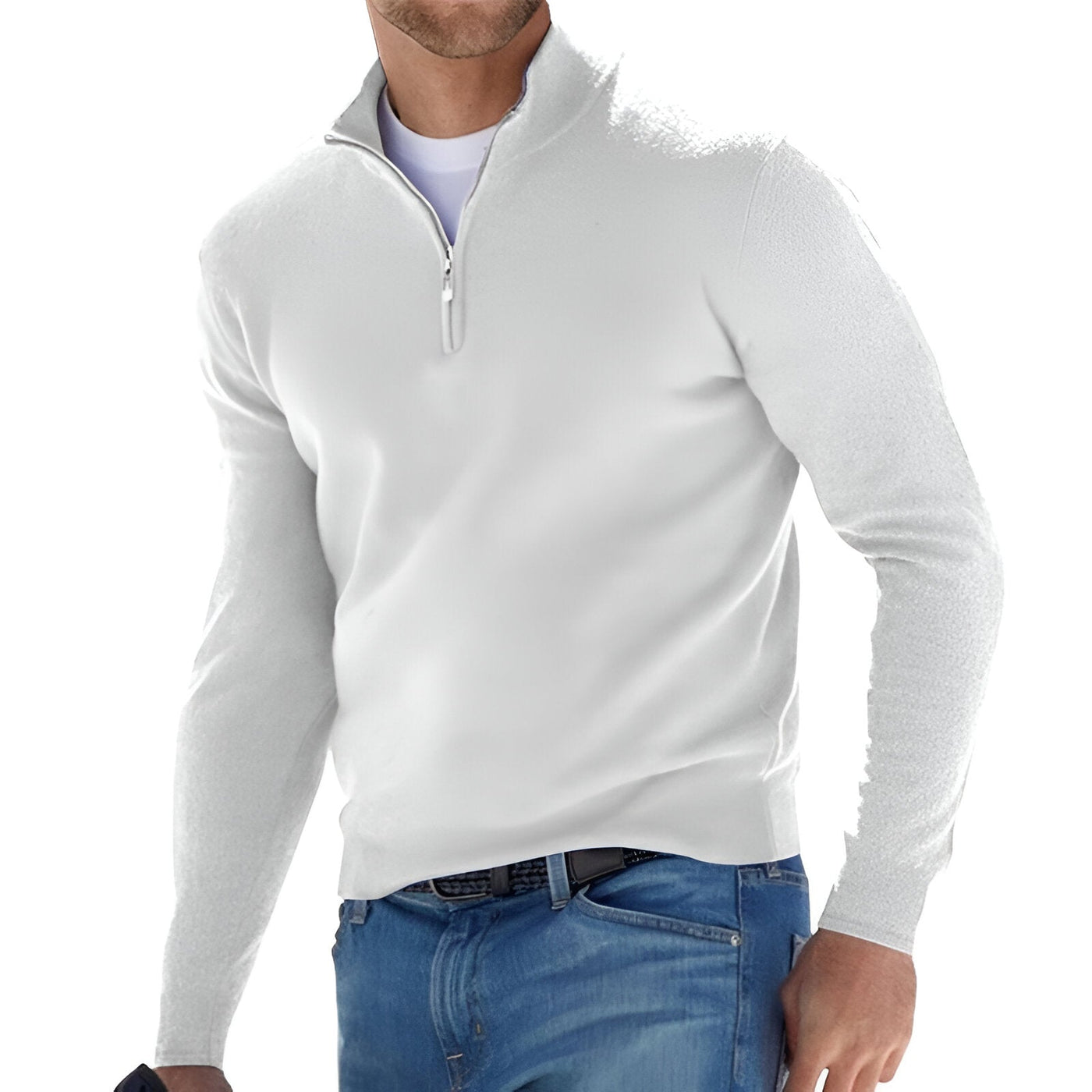 Harry - Half-zip sweater for men