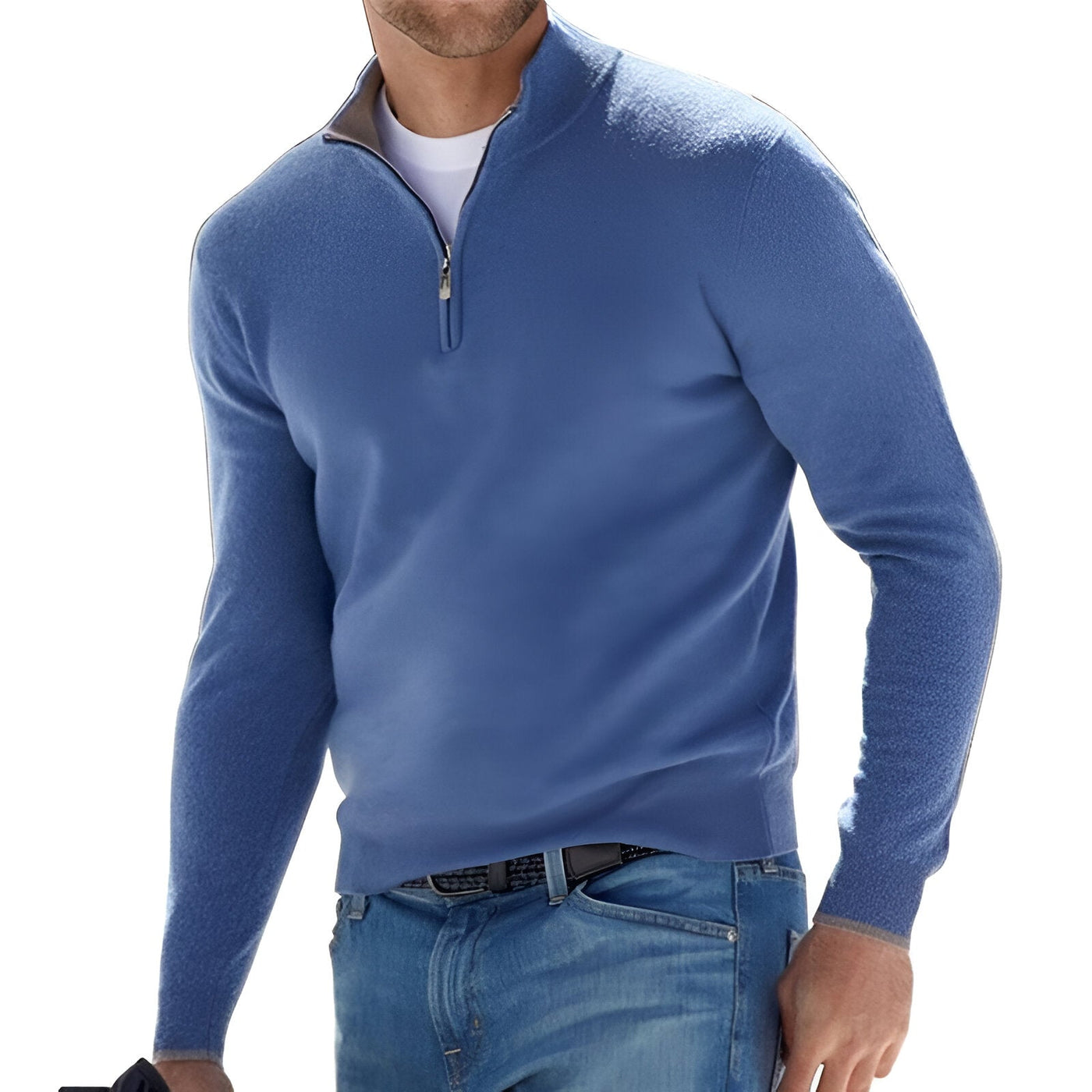 Harry - Half-zip sweater for men