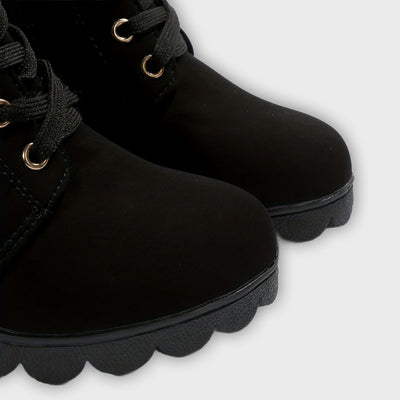 Yael - Luxe Lace-Up Pumps Boots