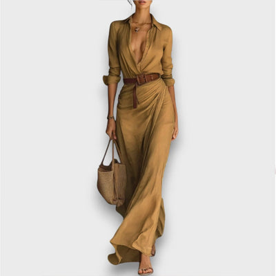 Eliza - Wrap dress with waist belt