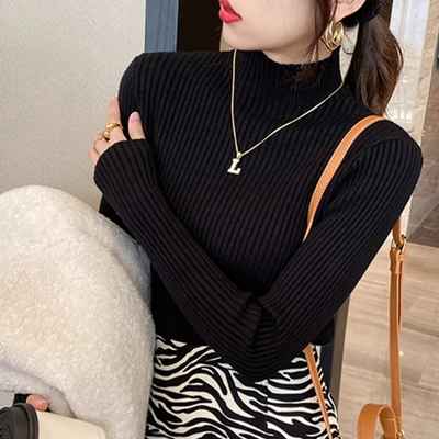 Stacy - Slim-fit Knitted Sweater