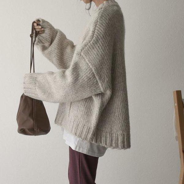 Callie - OVERSIZED SWEATER WITH FRONT POCKET