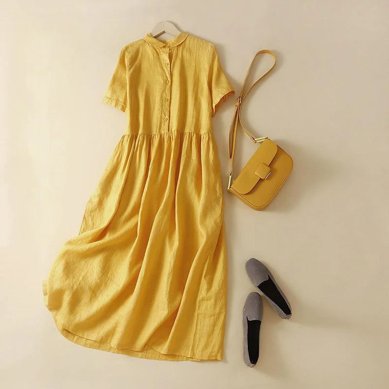 ALINA™ LINEN DRESS