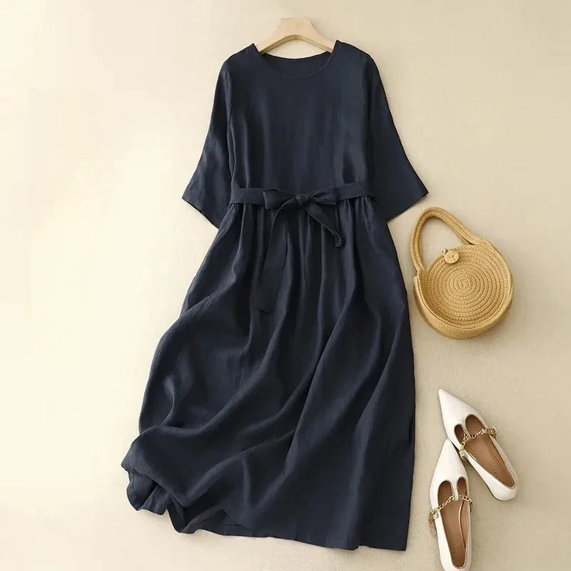 EMMA LINEN DRESS