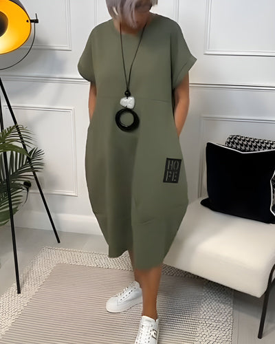 Tatum - Stylish Short Sleeved Dress