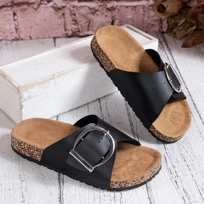 Bellevue - Buckle Mule Slide