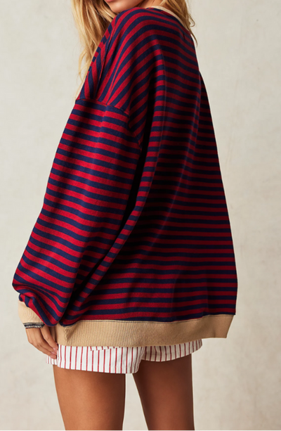Mana - Striped Oversized Sweater