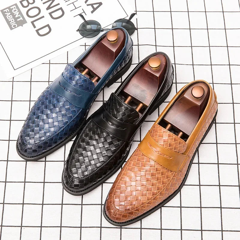 Mariano - Milano Woven Leather Loafer