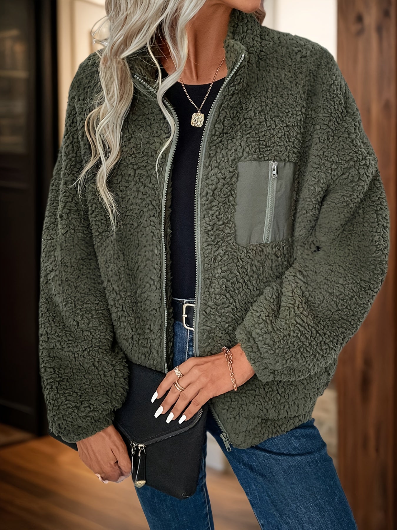 Lesley - Elegant Teddy Jacket