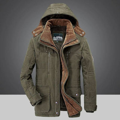 Michael - Men's thermal winter parka with multiple pockets