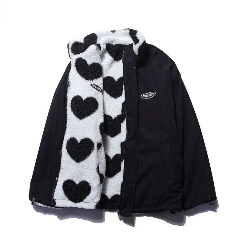 Teddy - Reversible Heart Coat