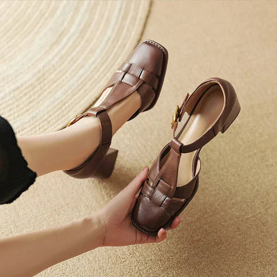 Michela - Square Toe Sandals