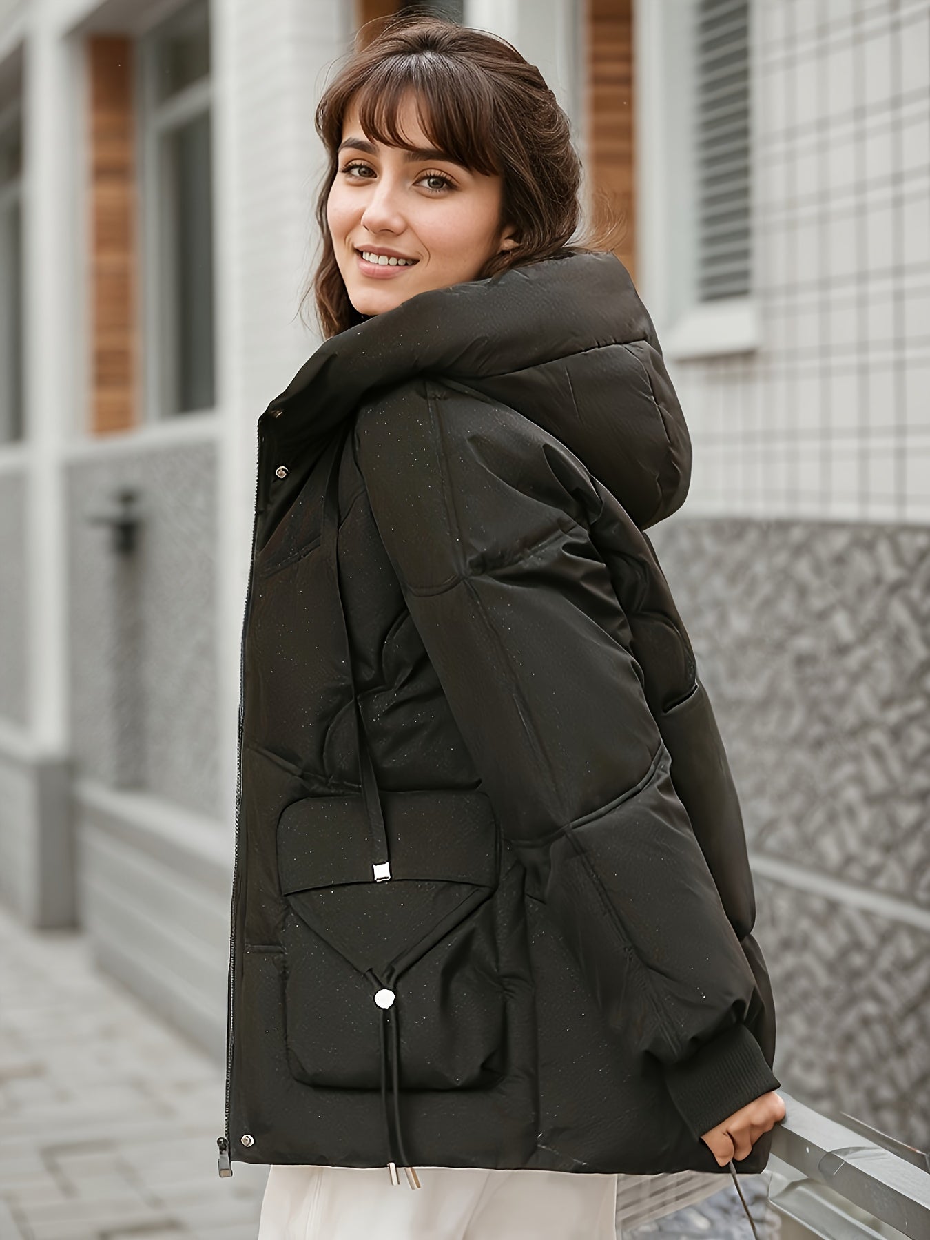 Simona - Casual Long Sleeve Coat