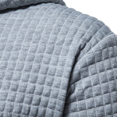 Trevor - Casual Fitted Waffle Fabric Hoodie For Men