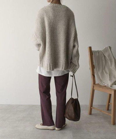 Callie - OVERSIZED SWEATER WITH FRONT POCKET