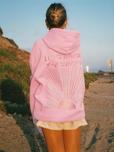 Emily – Soft Sunset Hoodie