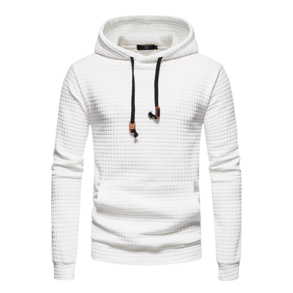 Ingolf  ™ - Textured Hooded Sweatshirt For Men