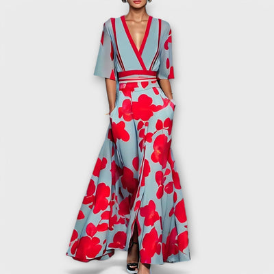 Vittoria™ - Elegant Floral Sheath Dress