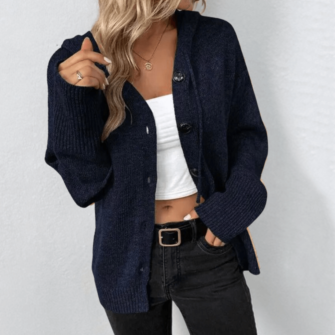 Brittan - Knit Cardigan with Buttons