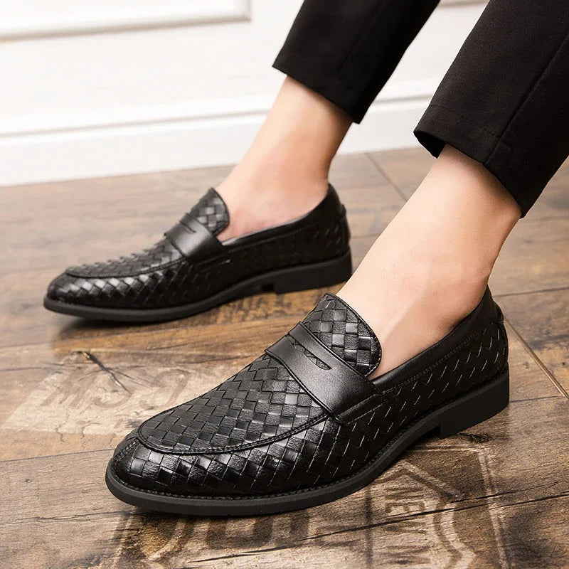 Mariano - Milano Woven Leather Loafer