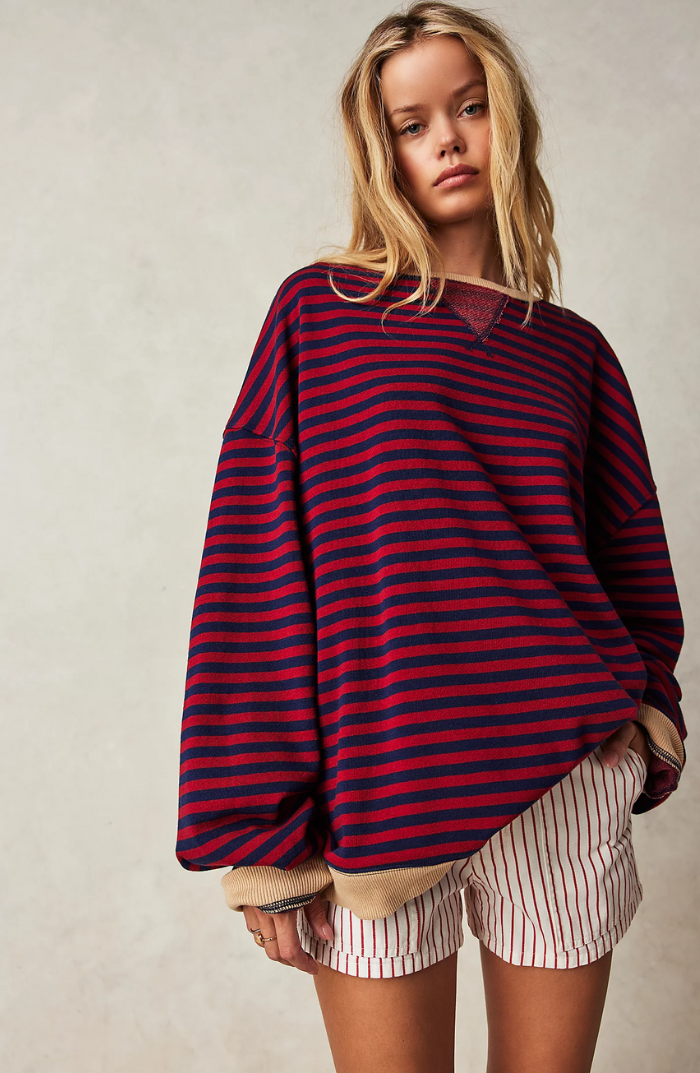 Mana - Striped Oversized Sweater