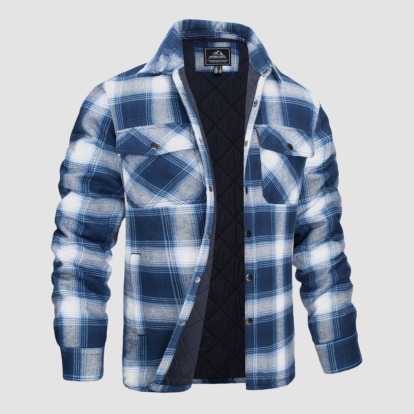 Rey - Versatile design Checkered bomber jacket