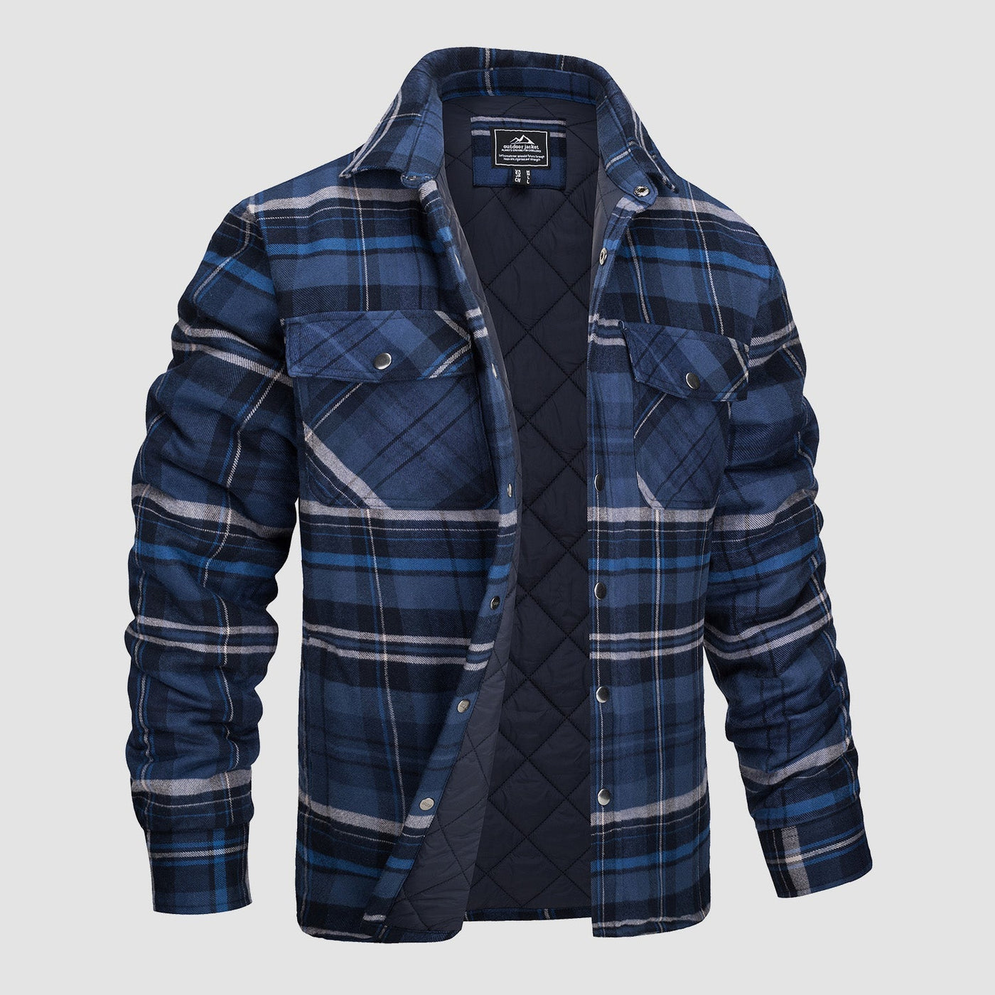 Rey - Versatile design Checkered bomber jacket