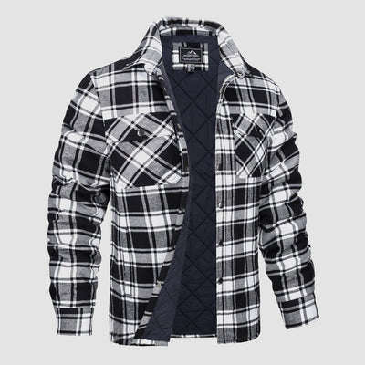 Rey - Versatile design Checkered bomber jacket