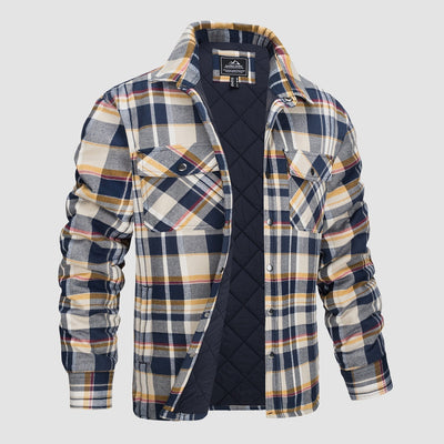 Rey - Versatile design Checkered bomber jacket