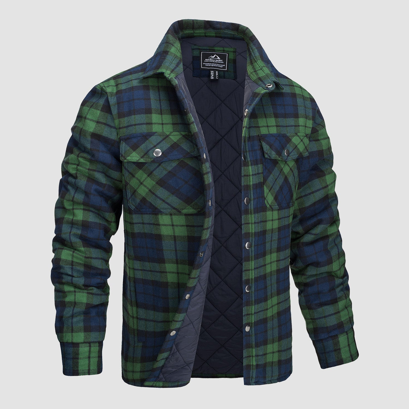 Rey - Versatile design Checkered bomber jacket