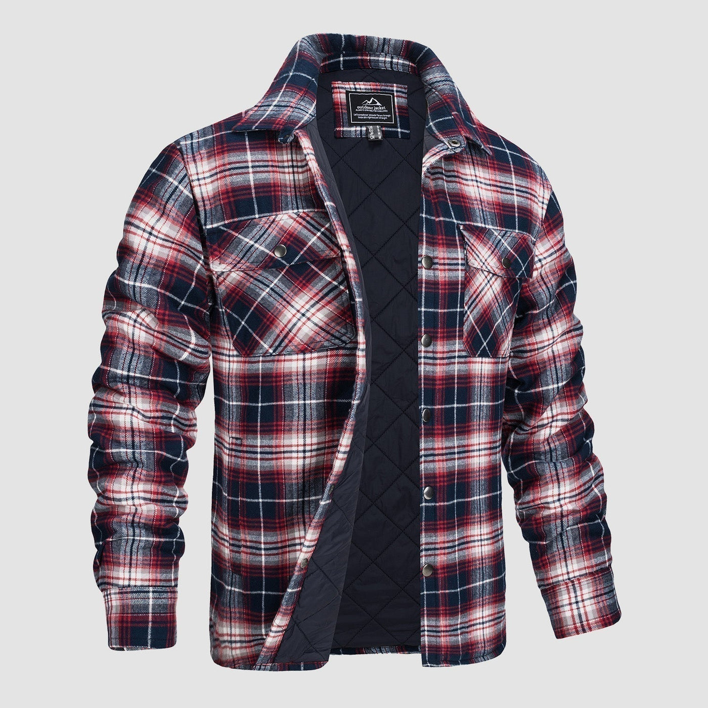 Rey - Versatile design Checkered bomber jacket