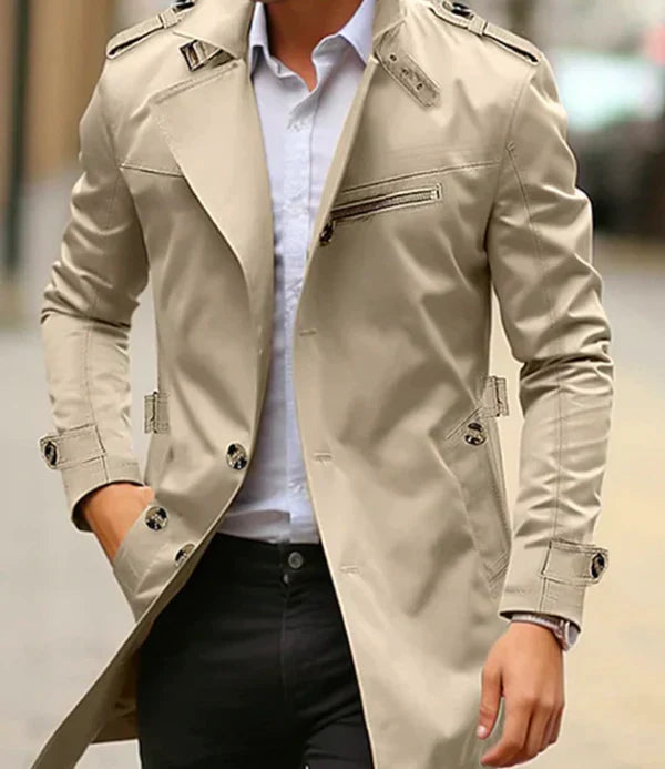 Emmanuel - Elegant trench coat for men