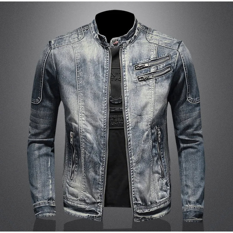 Markus - Casual Denim Winter Jacket