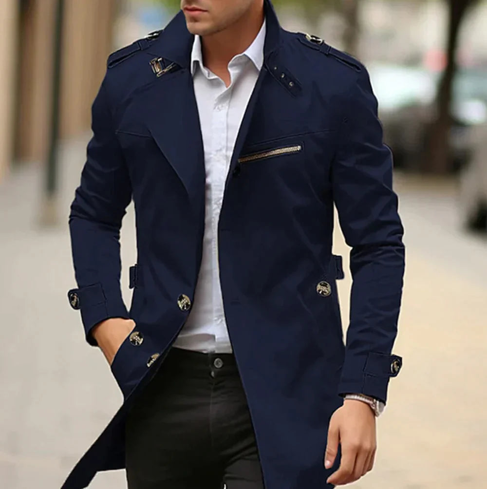 Emmanuel - Elegant trench coat for men