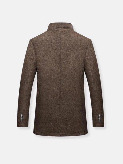 William - Wool trench coat for men