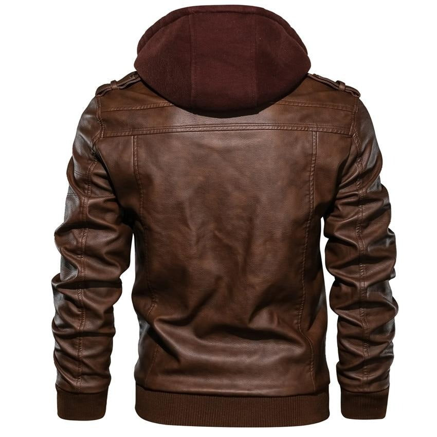 Leonard - Synthetic leather jacket