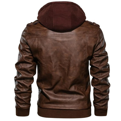 Leonard - Synthetic leather jacket