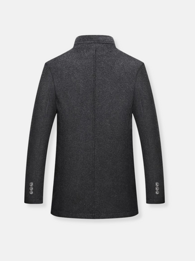 William - Wool trench coat for men