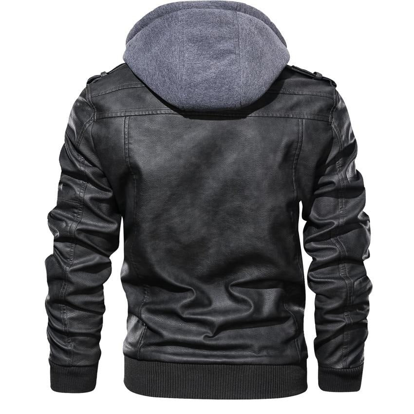 Leonard - Synthetic leather jacket