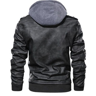 Leonard - Synthetic leather jacket