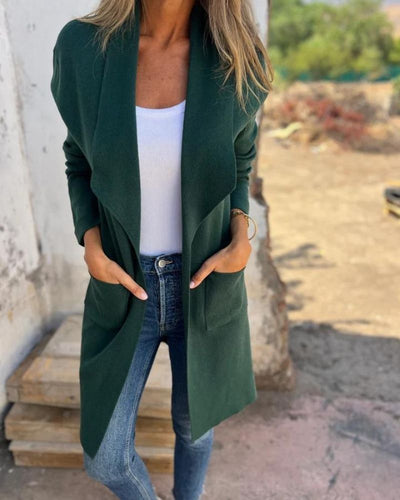 EIGONA - CASUAL CARDIGAN WITH LAPELS