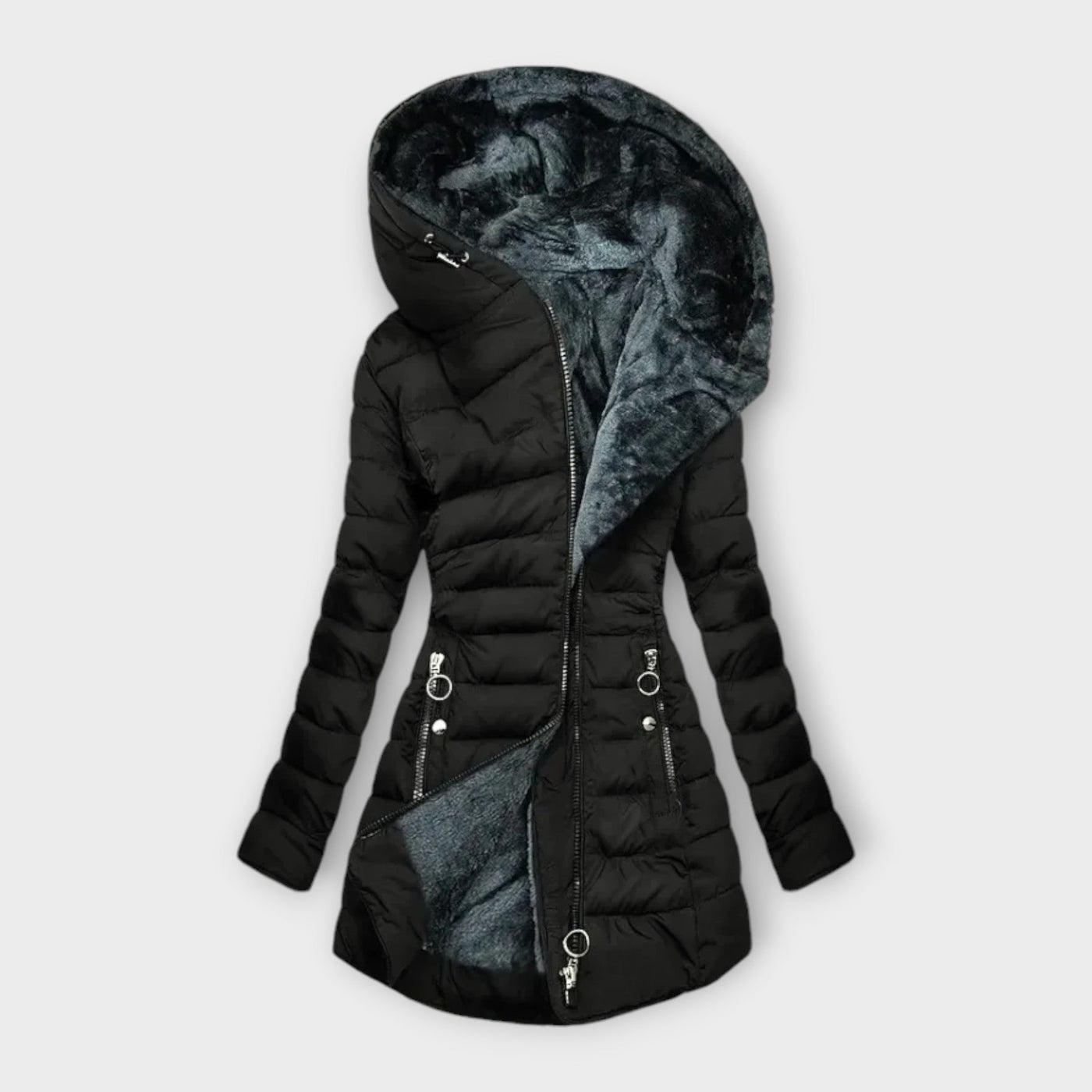 Kori - Cozy Faux Fur-Lined Coat