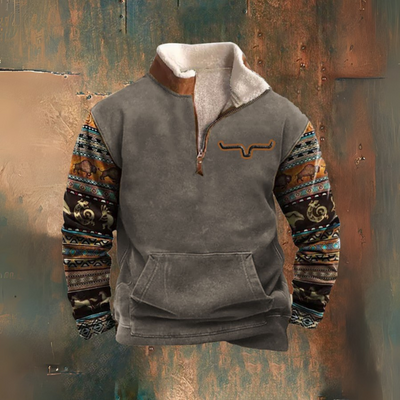 Yellowstone Rodeo — Sherpa Half-Zip Jacket