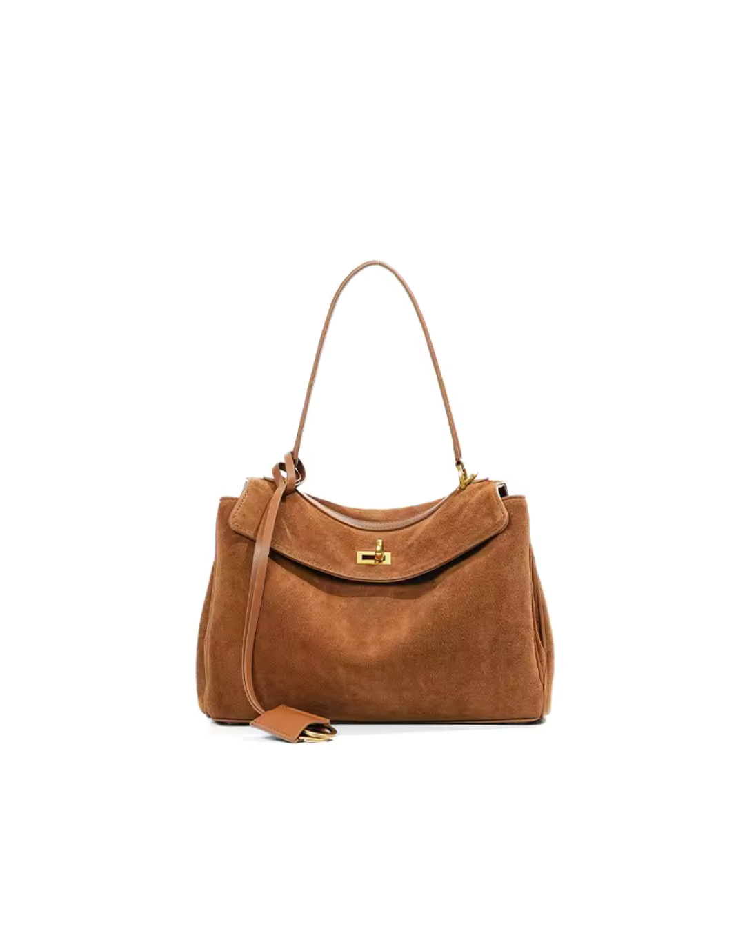 Savannah - ELEGANT SUEDE BAG WITH SOPHISTICATED DESIGN